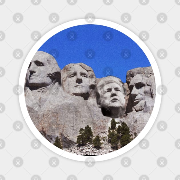 Monumental Trump on Rushmore Magnet by silentrob668